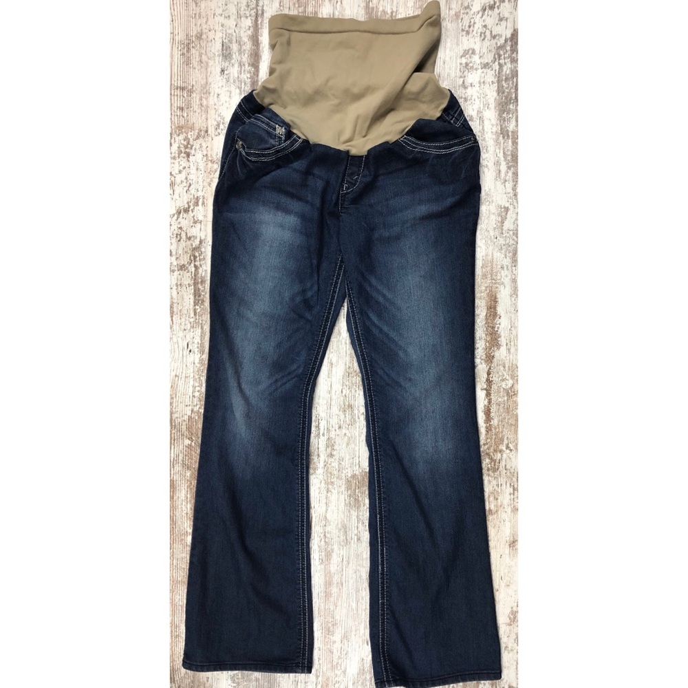 Wallflower Dark Wash Denim Maternity Jeans Size S